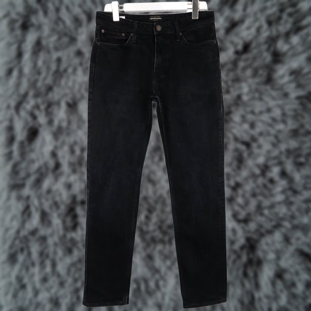 Jack & Jones Jack & Jones Jeans Regular Clark Jeans Men's W31/L34 Black Denim Zip Fly Size US 31 - 1 Thumbnail