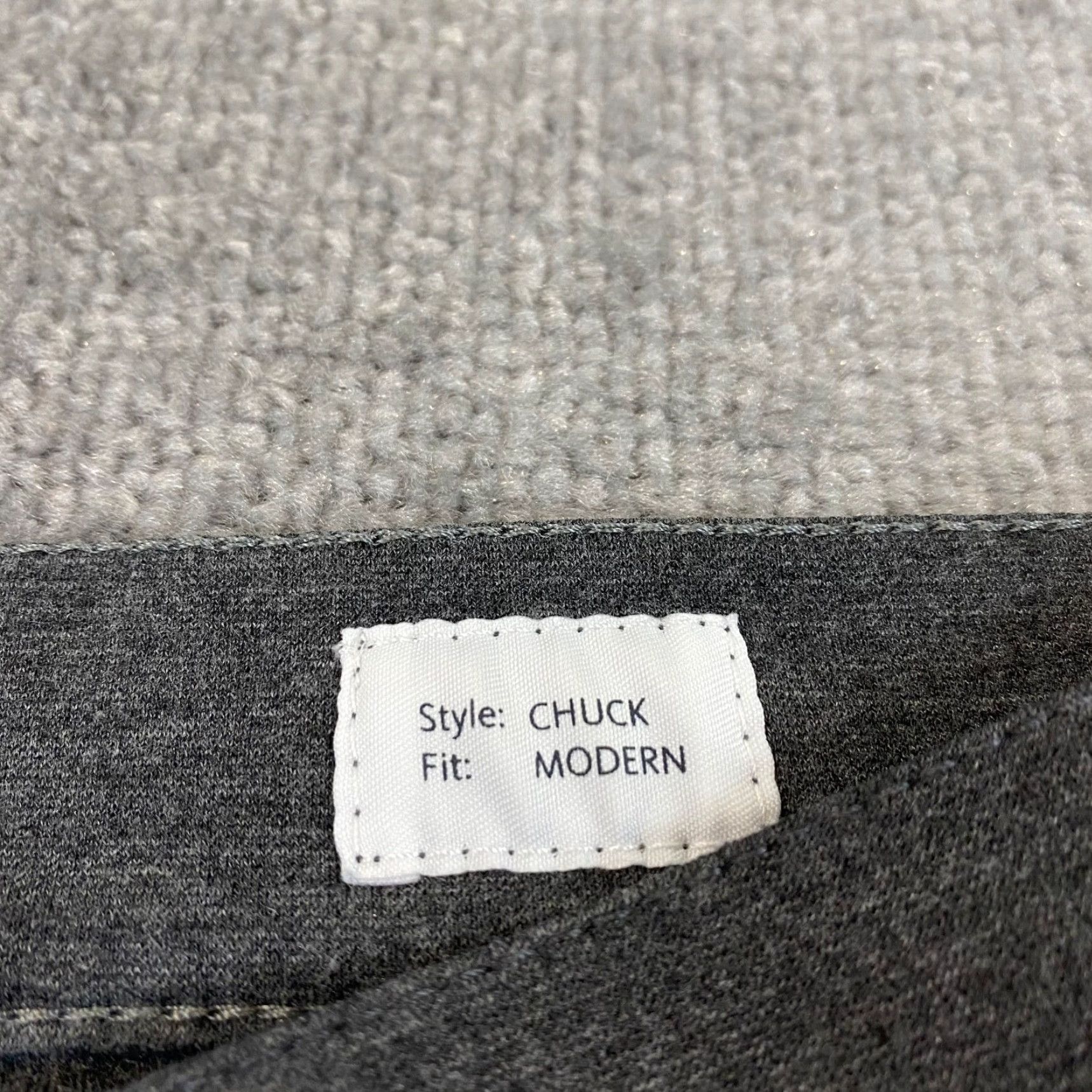 BRAX BRAX Mens Pants Chuck 5-Pocket Straight Chino Trousers Gray 36x32 Regular Waist 34 Inseam Baggy? (No) Size US 36 / EU 52 - 3 Thumbnail