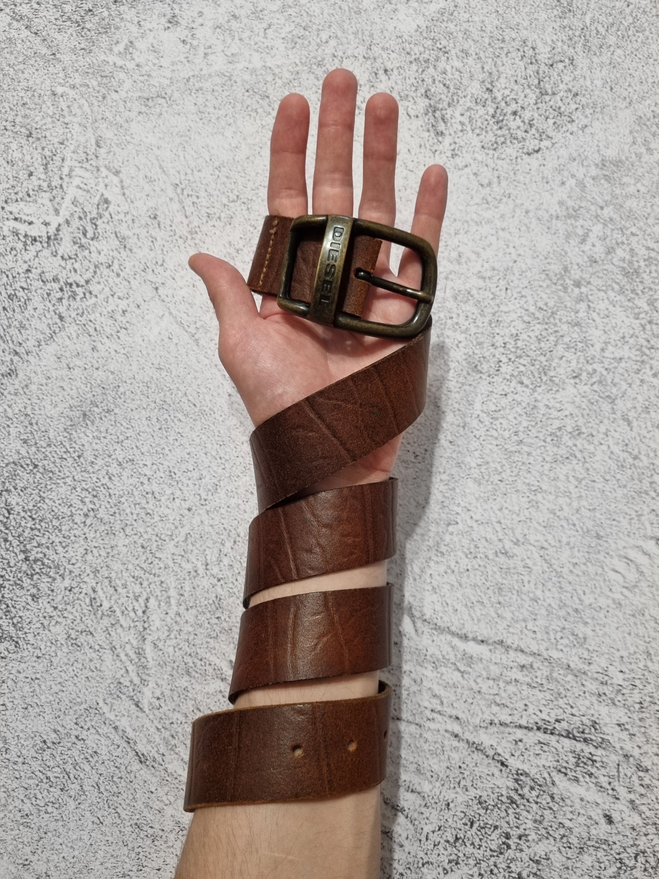 Diesel Vintage Diesel Genuine Leather Belt Avant Garde Size ONE SIZE - 1 Thumbnail