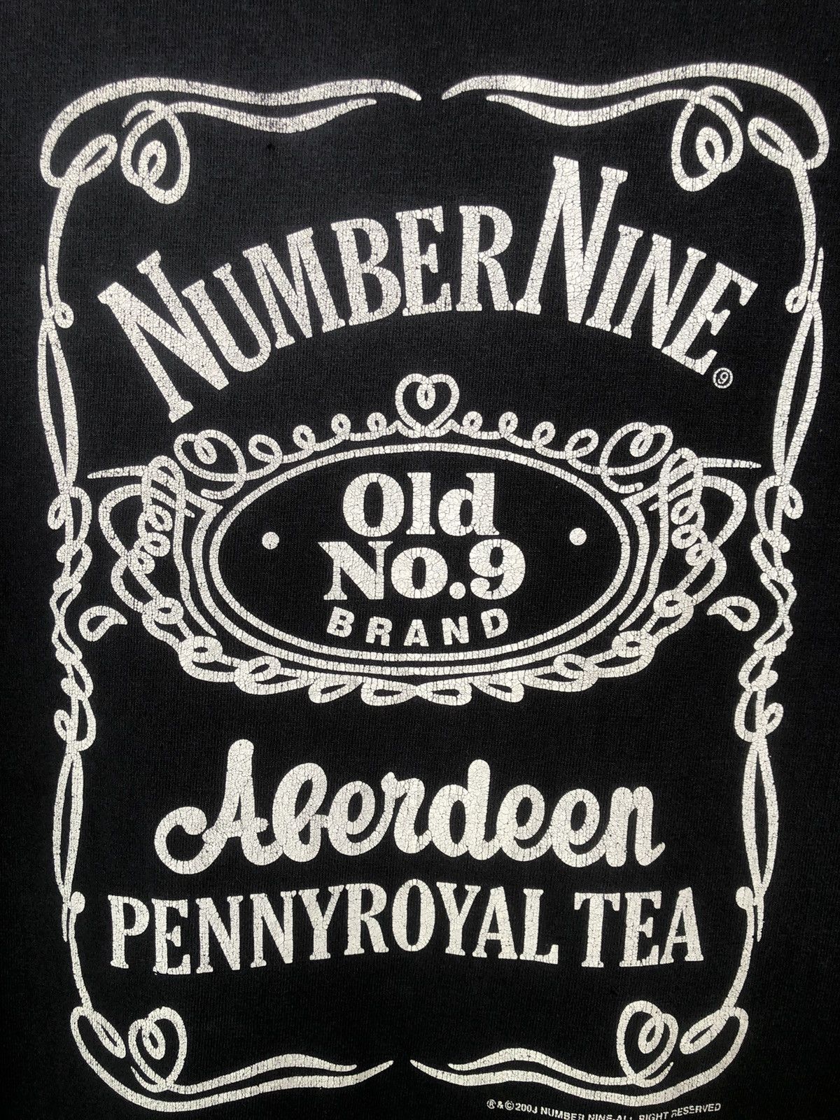 Japanese Brand Vintage Number Nine Nirvana Song Distressed Tee Size US M / EU 48-50 / 2 - 3 Thumbnail