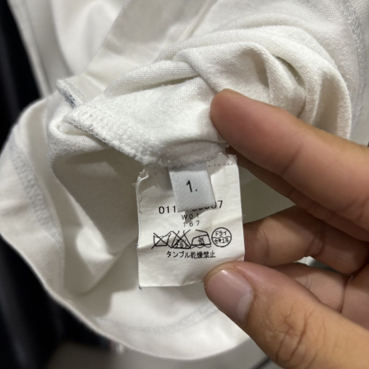Thom Browne THOM BROWNE V Neck Pocket Tee Size US S / EU 44-46 / 1 - 5 Thumbnail