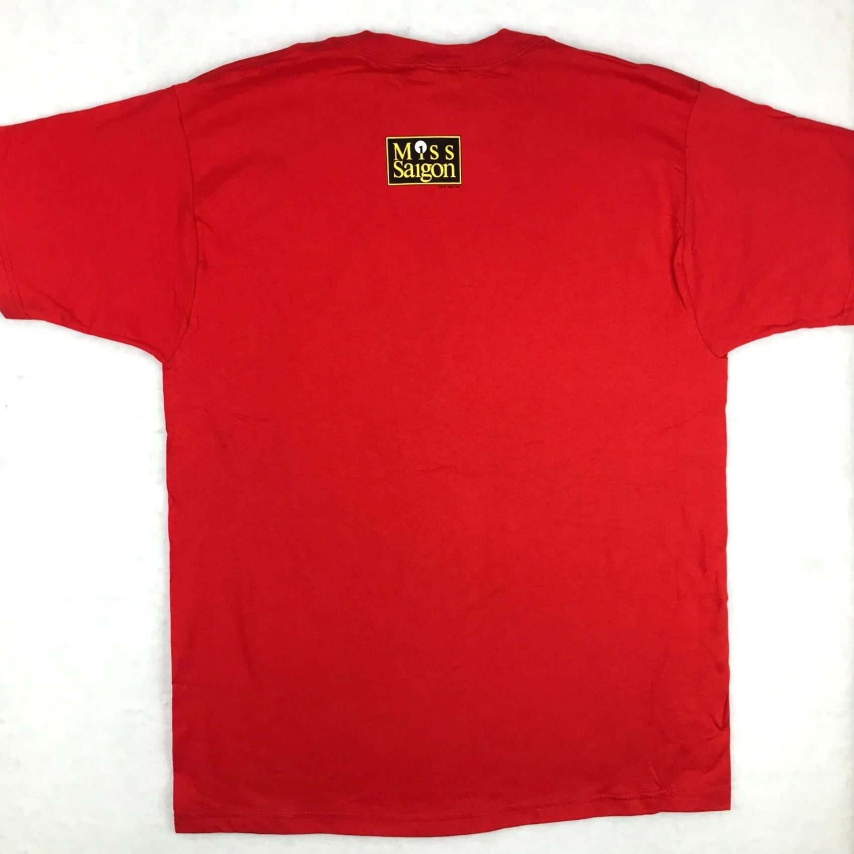 Fruit Of The Loom VINTAGE MISS SAIGON BROADWAY MUSICAL T-Shirt LARGE opera theatre nyc NOS 90s Red Fruit of the Loom Mens Size US L / EU 52-54 / 3 - 6 Thumbnail