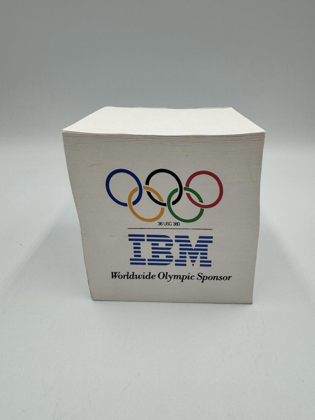 Designer IBM Olympic Worldwide Sponsor Memo Cube Notepad Squares Size ONE SIZE - 4 Thumbnail