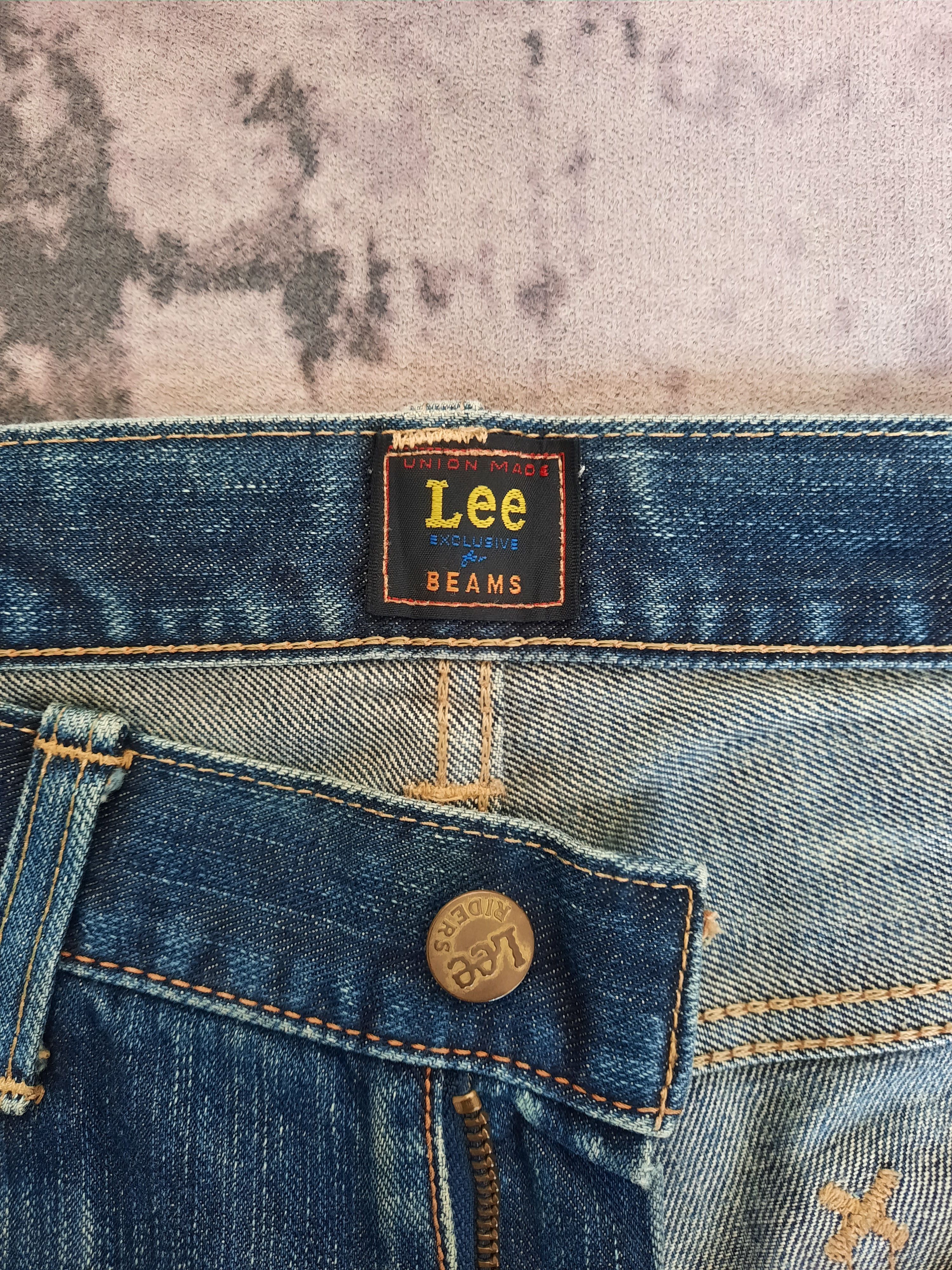 Beams Japan ⛓️ Lee riders x beams rock style stonewash denim jeans Size US 32 / EU 48 - 8 Thumbnail