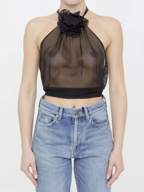 Dolce & Gabbana DOLCE & GABBANA Women Tops F79FIT BLACK Size S / US 4 / IT 40 - 1 Thumbnail