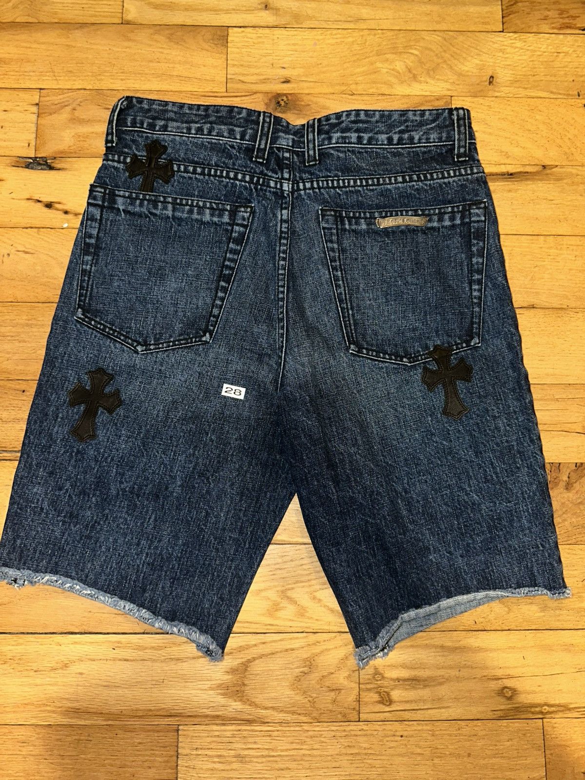 Chrome Hearts Chrome Hearts Cross Patch Denim Shorts – Brand New Size US 28 / EU 44 - 2 Thumbnail