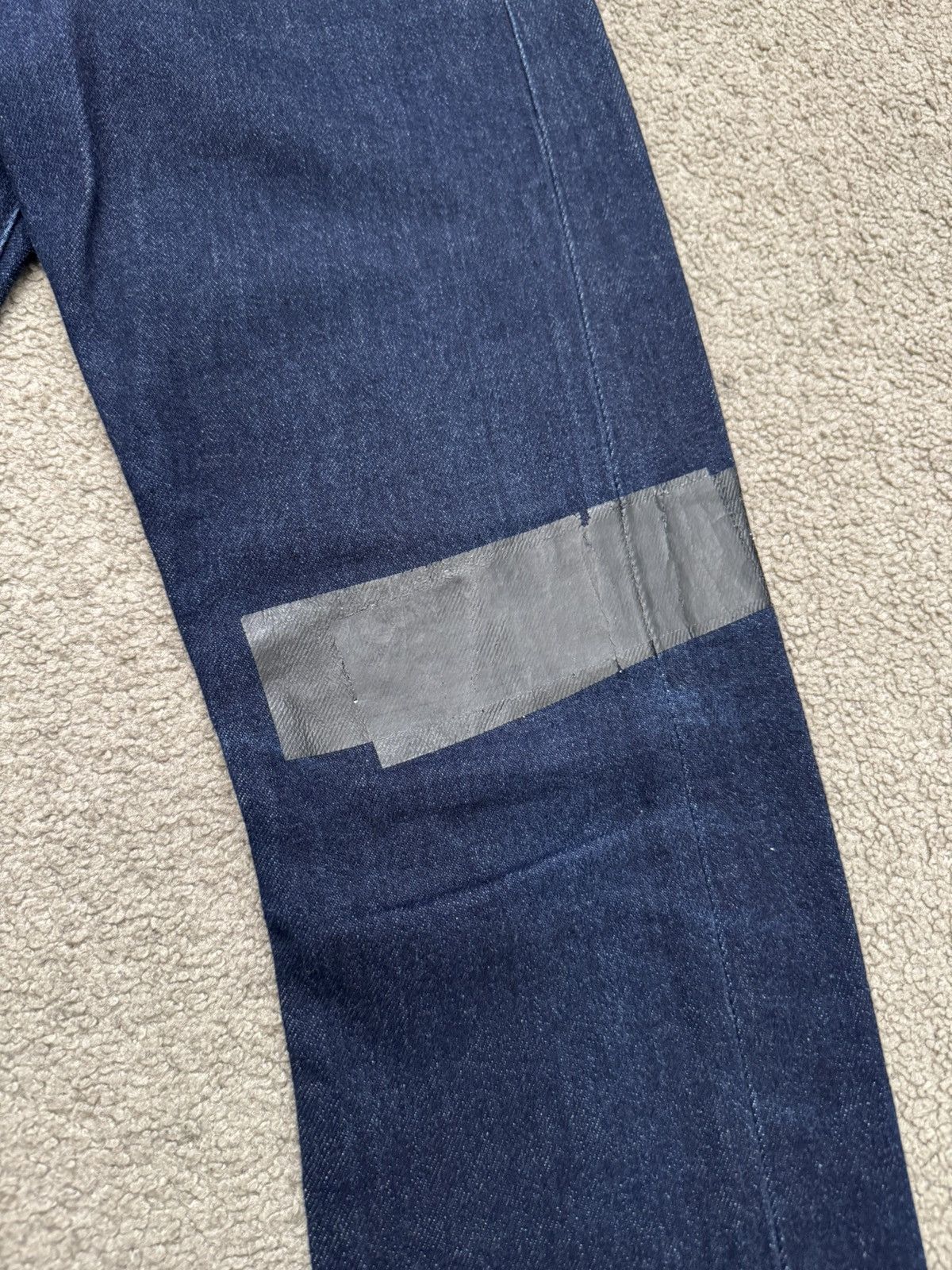 Lad Musician AW07 Lad Musician Indigo Tape Bootcut Flared Denim Jeans Size US 28 / EU 44 - 4 Thumbnail