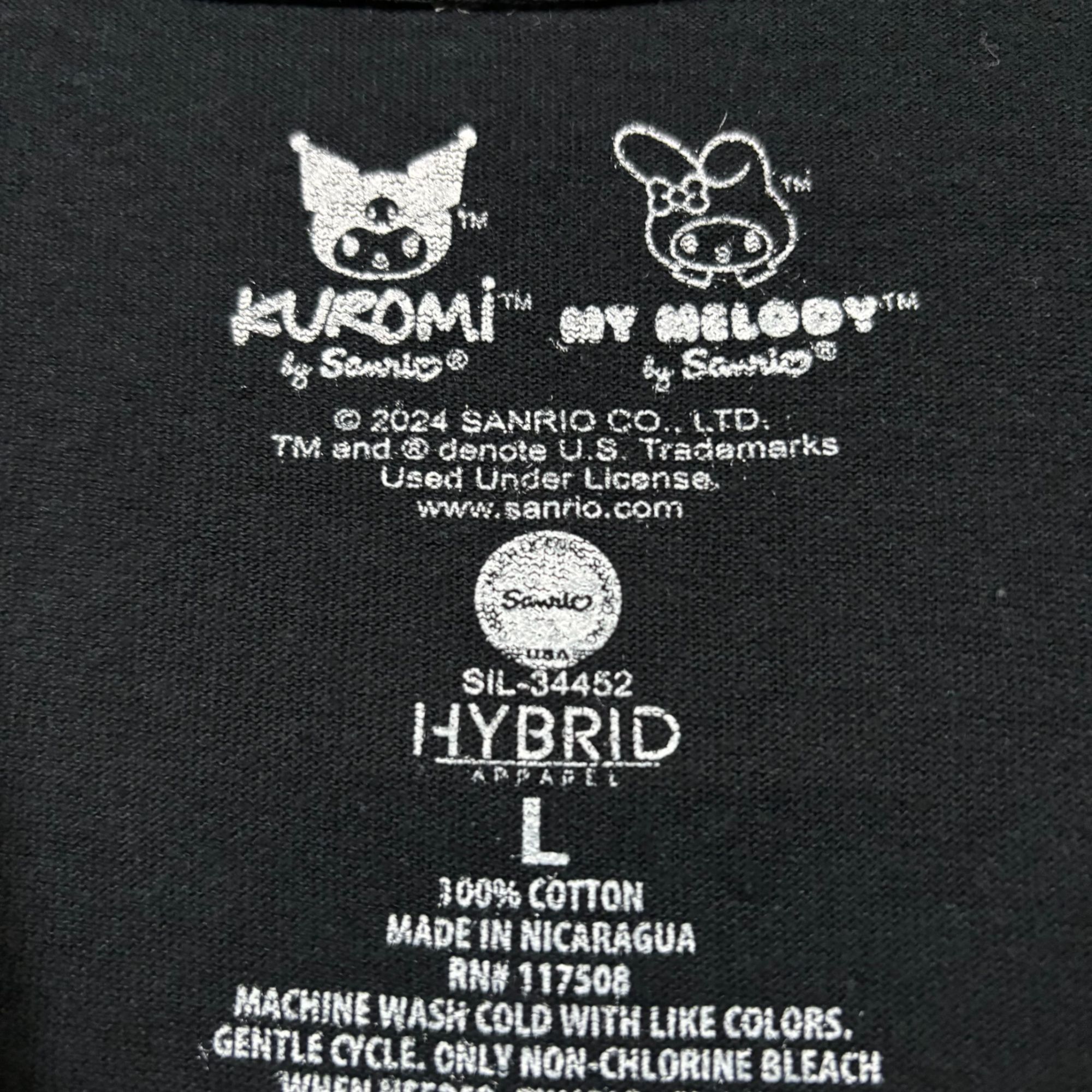 Universal Studios Kuromi x My Melody Frenemies Gossip by Sanrio Tee L Size US L / EU 52-54 / 3 - 4 Thumbnail
