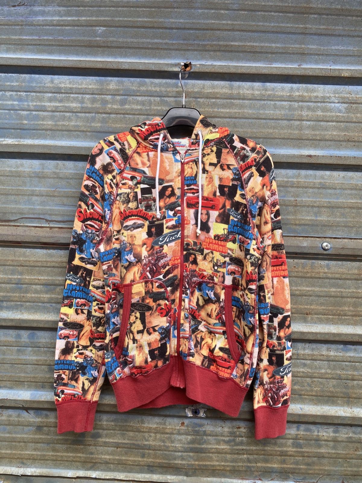 Hysteric Glamour Hysteric Glamour Showtime Nude Porn Star Zip Up Hoodie Size ONE SIZE - 2 Thumbnail
