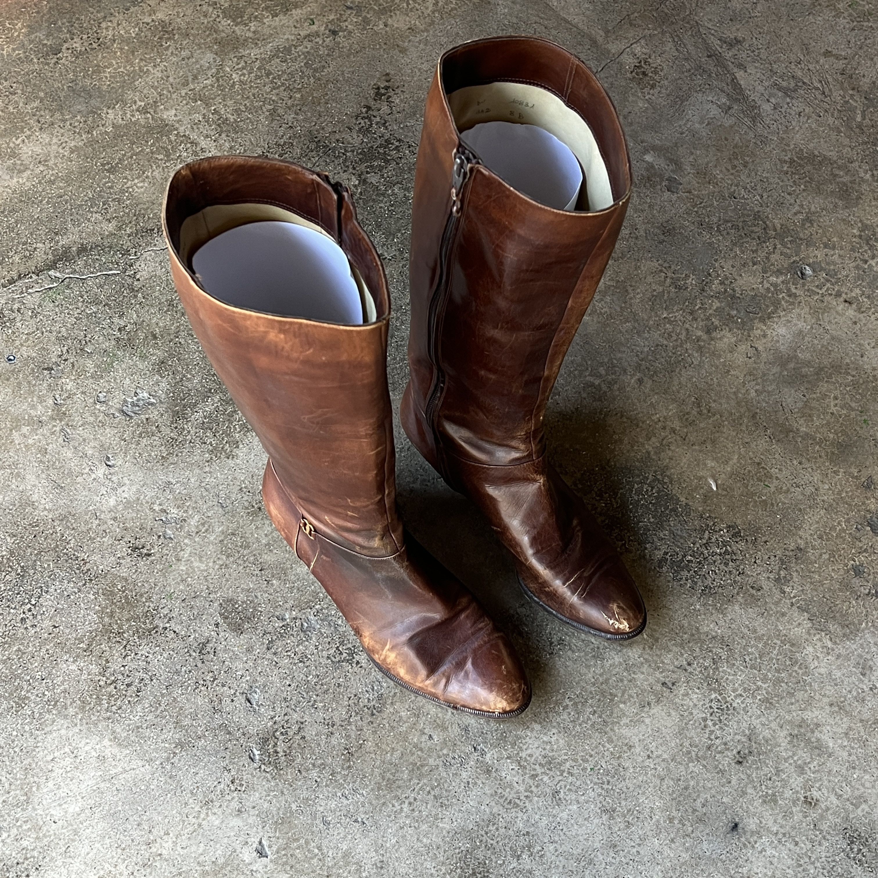 Salvatore Ferragamo Salvatore Ferragamo Leather Boots Size US 8 / IT 38 - 8 Thumbnail