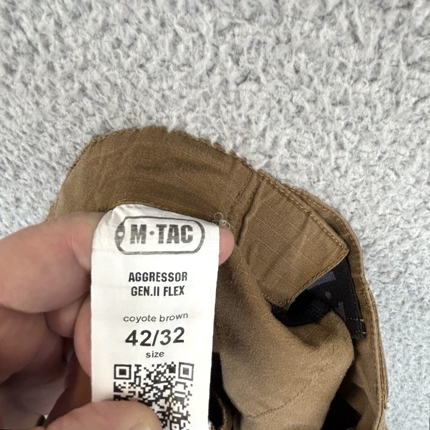 Vintage M-TAC Aggressor Gen II Flex Pants Men 42x32 Cargo Coyote Brown Pants Mens Regular Straight Brown Cargo Pocket Army Flex 42 x 32 Size US 42 / EU 58 - 7 Thumbnail