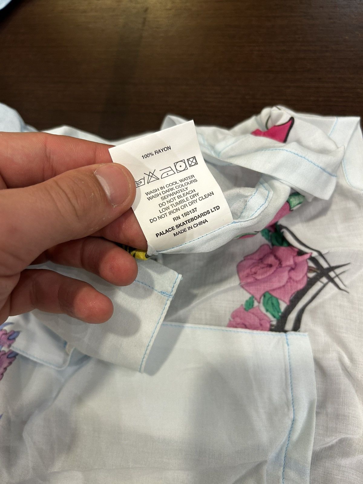 Palace Palace Inky Button Up Shirt Size US XL / EU 56 / 4 - 5 Thumbnail