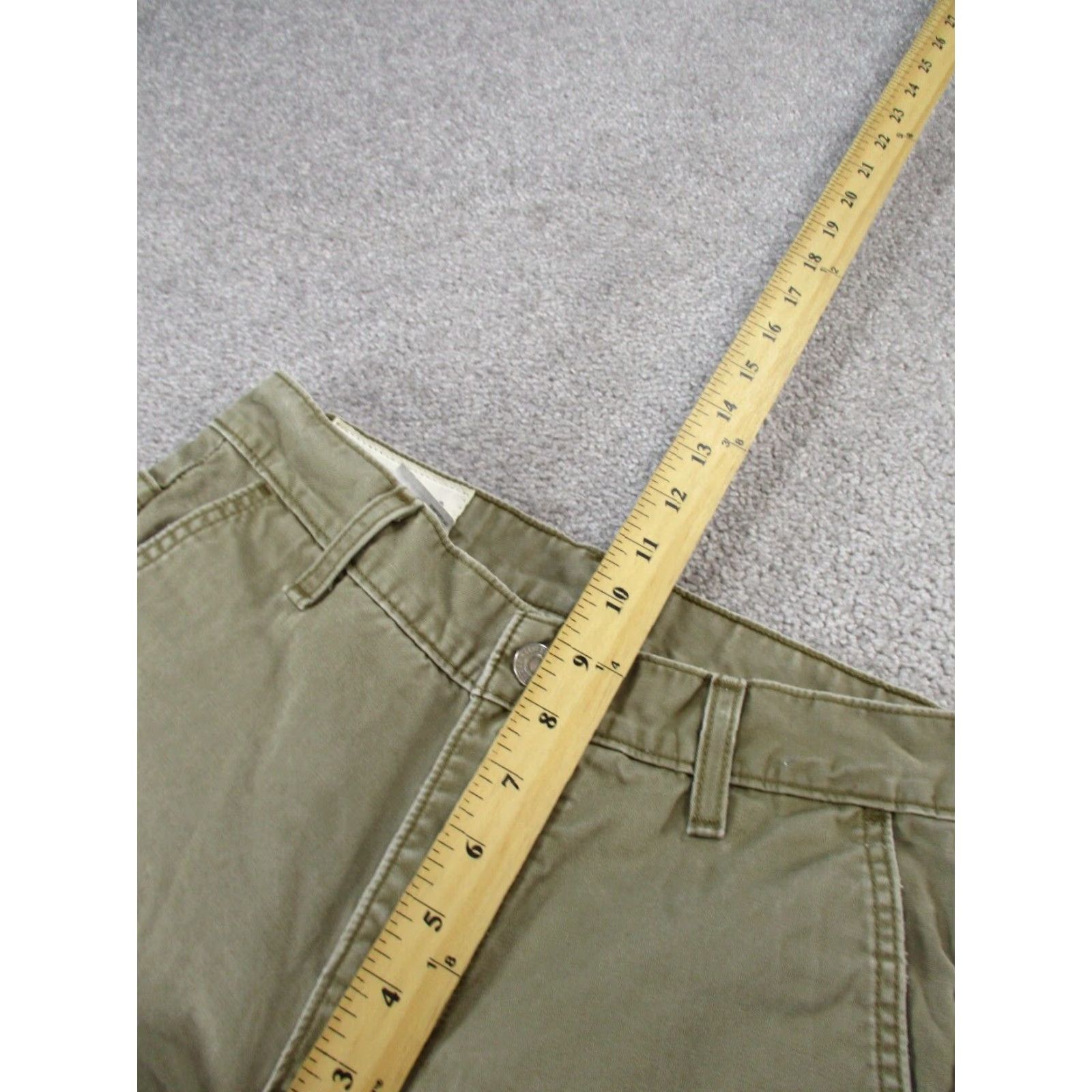 Levi's Levi's Pants Slim Canvas Chino 28 Beige — Men's Regular, 30" Inseam, Flat Front, Zip Closure, Pre-owned US Flag Logo Style Size US 28 / EU 44 - 7 Thumbnail