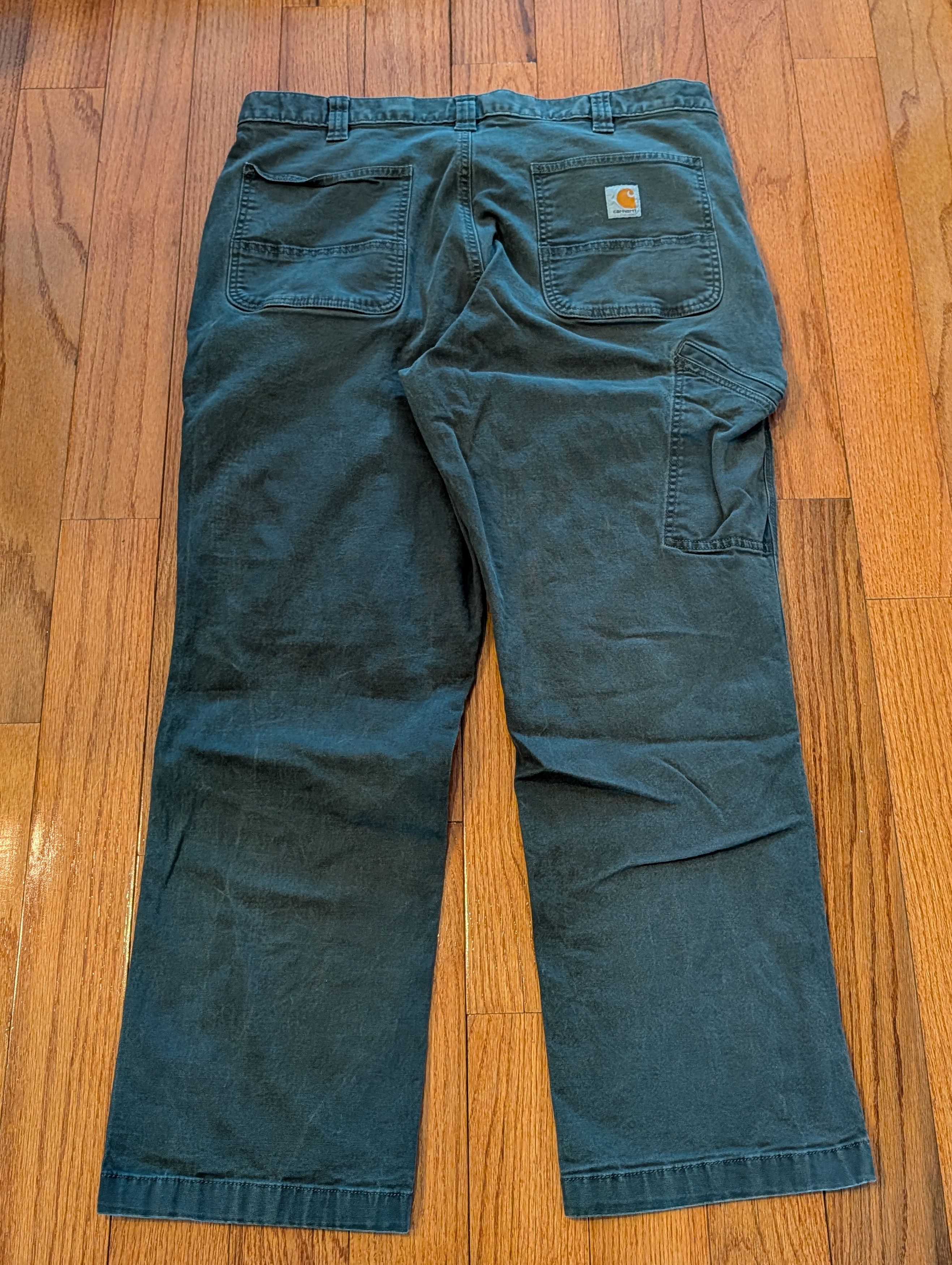 Carhartt Vtg Carhartt Relaxed Fit Work Pants Gray Canvas 38x30 Size US 38 / EU 54 - 1 Thumbnail