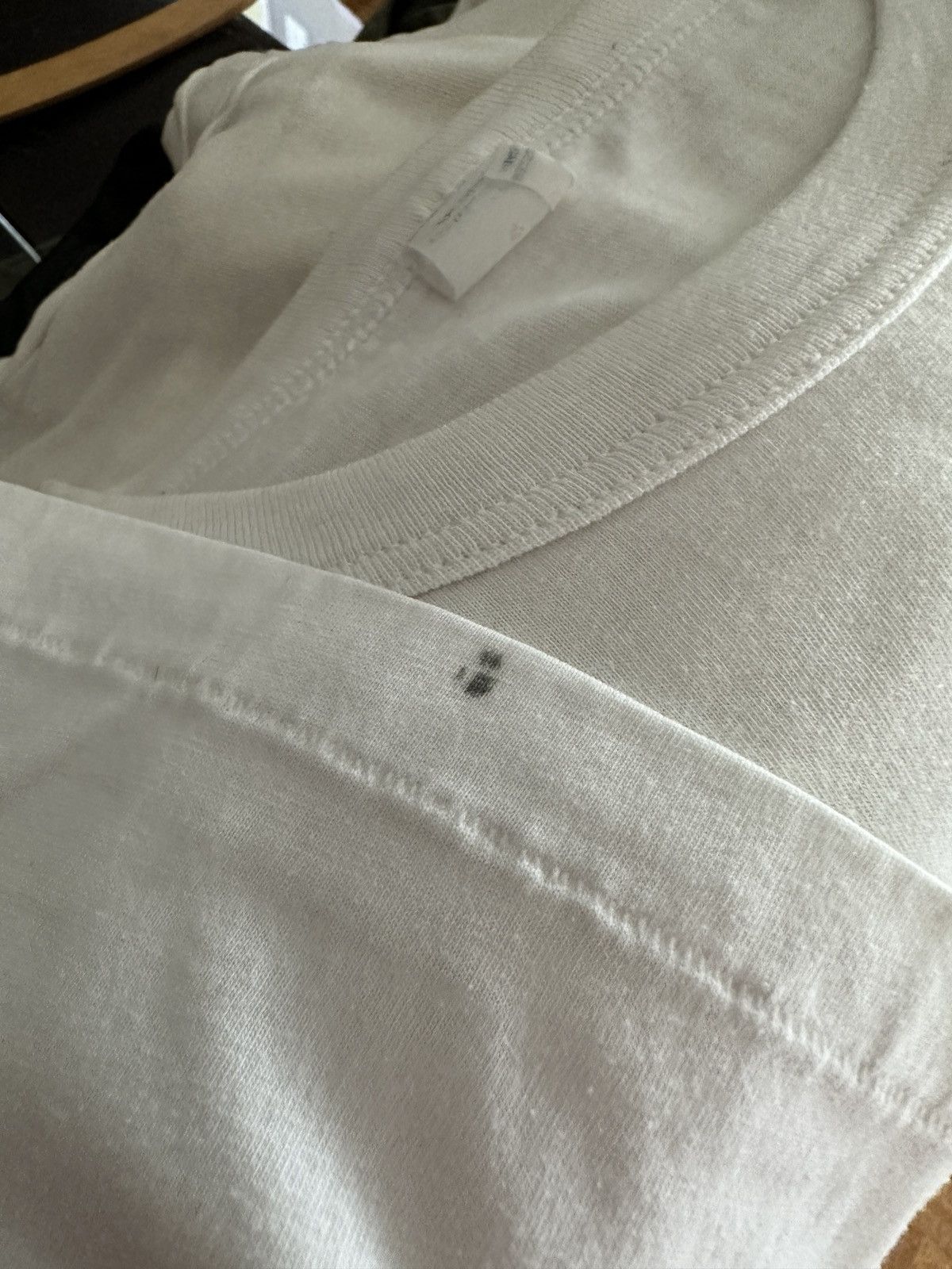 Vintage Vintage 80s Blank White Tee Size US L / EU 52-54 / 3 - 5 Thumbnail