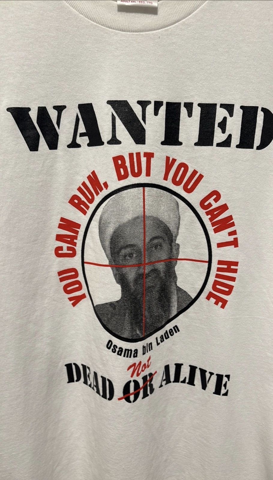 Vintage Vintage Osama Bin Laden Wanted Dead Or Alive T-shirt | Grailed