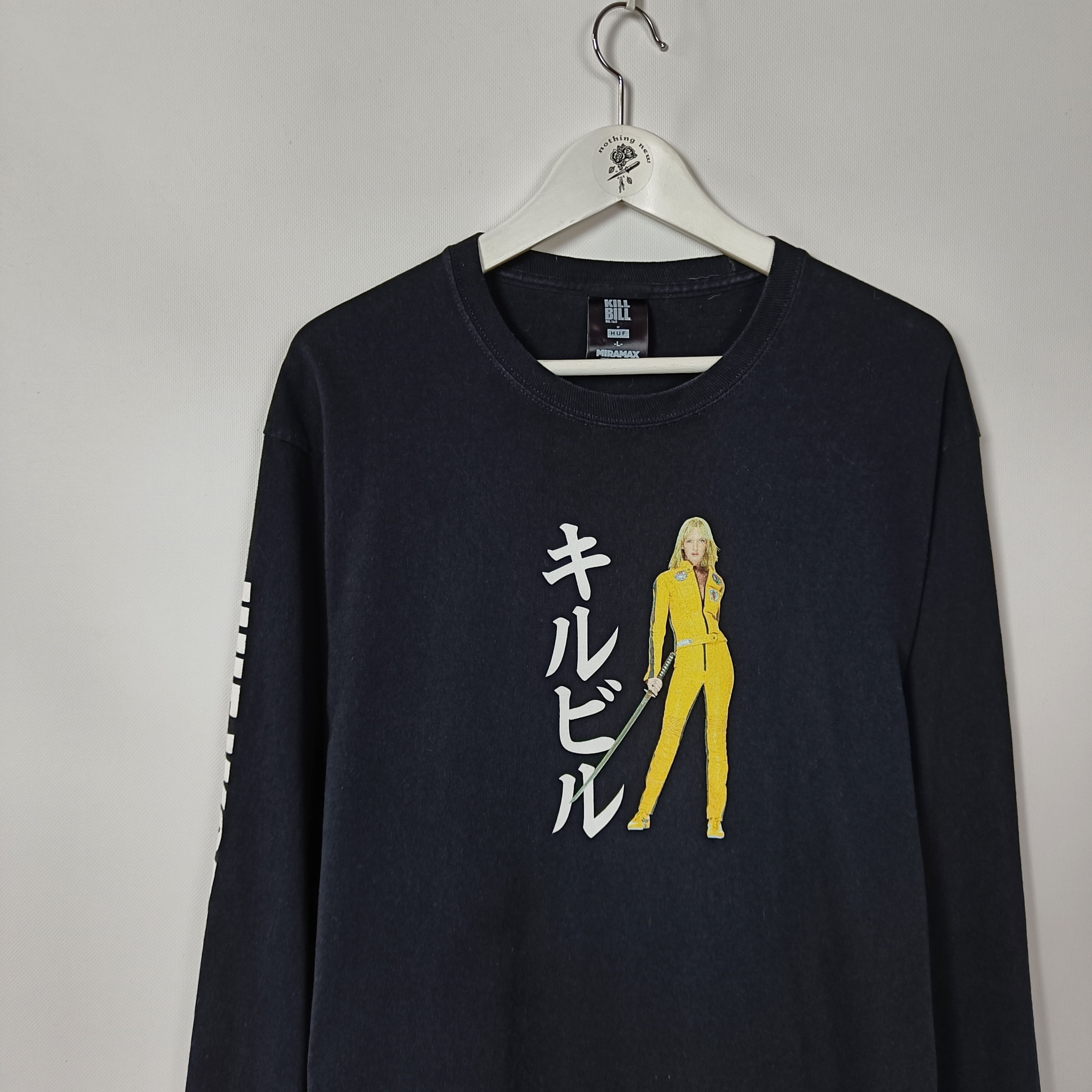 Huf × Movie × Vintage Vintage Huf Skating Kill Bill Long sleeve tee Size L  | Grailed