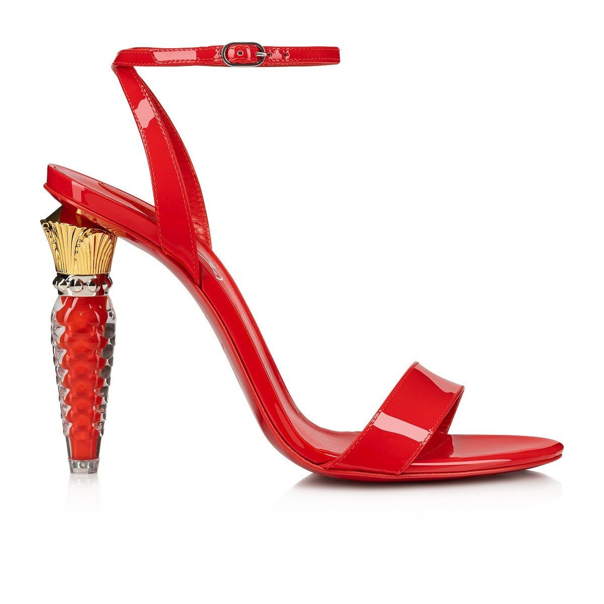 Christian Louboutin Lipgloss Queen 100mm Red Size US 9 / IT 39 - 1 Thumbnail