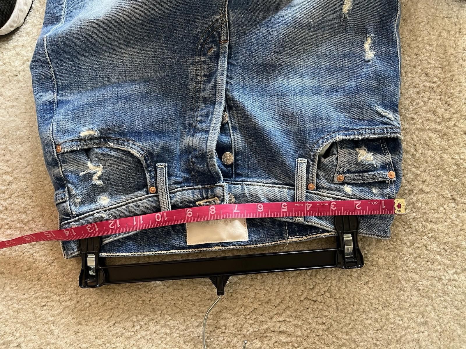 Indian Motorcycle MOTHER Superior The Rambler Ankle Distressed Jeans Size 28 Size 28" / US 6 / IT 42 - 10 Thumbnail