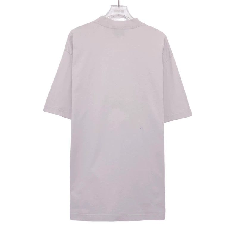 Balenciaga Balenciaga Logo Letter Printed Round Neck Straight Short S Size US XXS / EU 40 - 2 Thumbnail