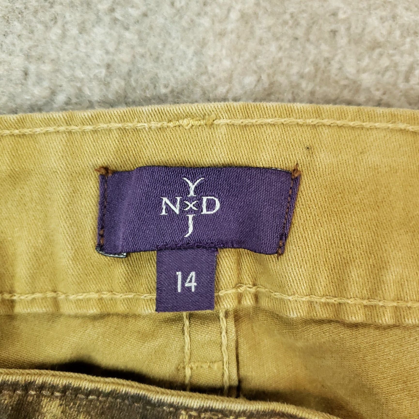 NYDJ NYDJ Brown Skinny Leg Pants Womens Size 14 32x30 Comfort Stretch Size 36" / US 14 / IT 50 - 7 Thumbnail