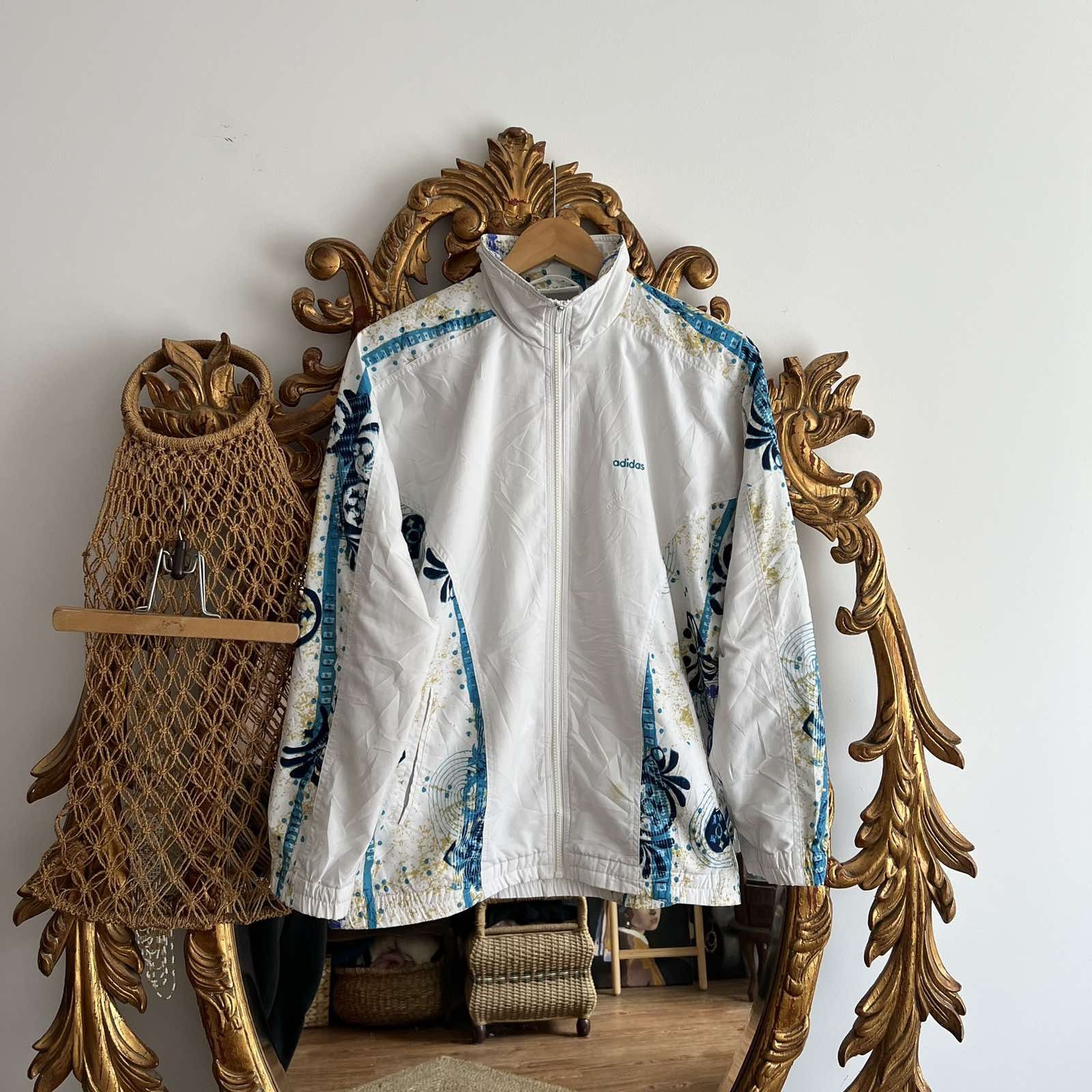 Adidas × Vintage Vintage Adidas zip jacket 90s Sz M Size US M / EU 48-50 / 2 - 1 Thumbnail
