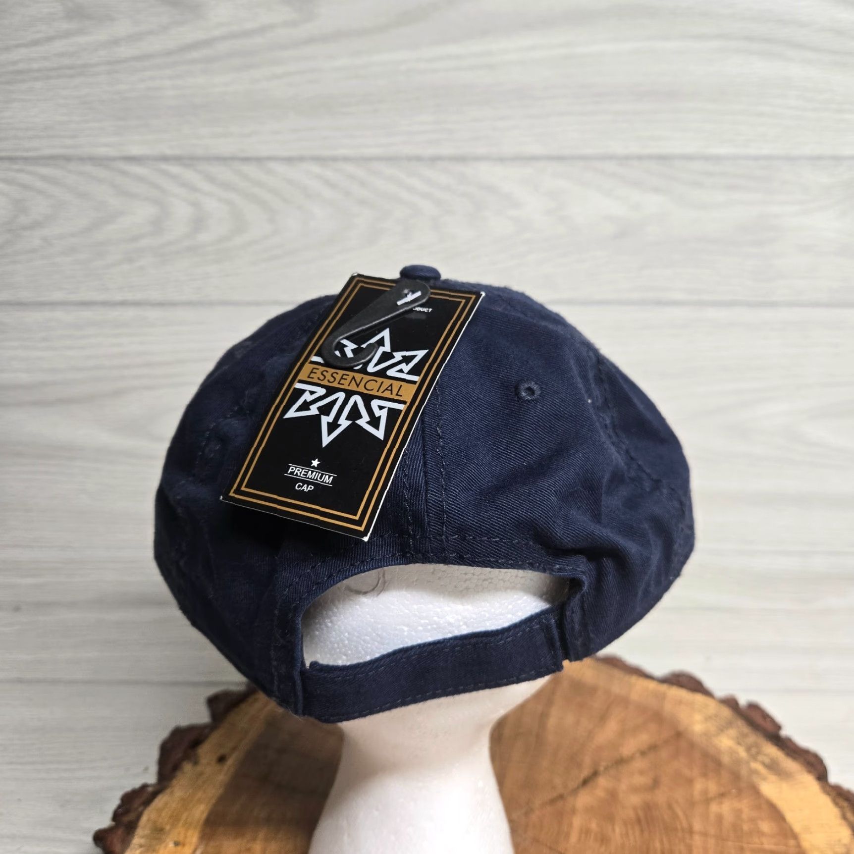 Vintage Blue Hat Cap Adjustable Unisex Adults Myrtle Beach SC Twill Football Baseball Cap Casu al - Adult Size Adjustable Blue Hat Size ONE SIZE - 3 Thumbnail