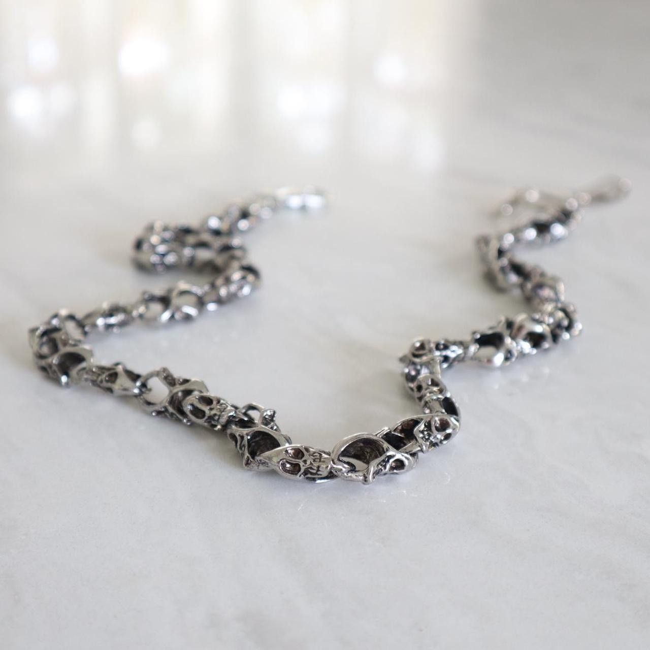 Japanese Brand × Vintage Vintage Y2K Punk Goth Emo Skull Pile Wallet Chain Size ONE SIZE - 4 Thumbnail