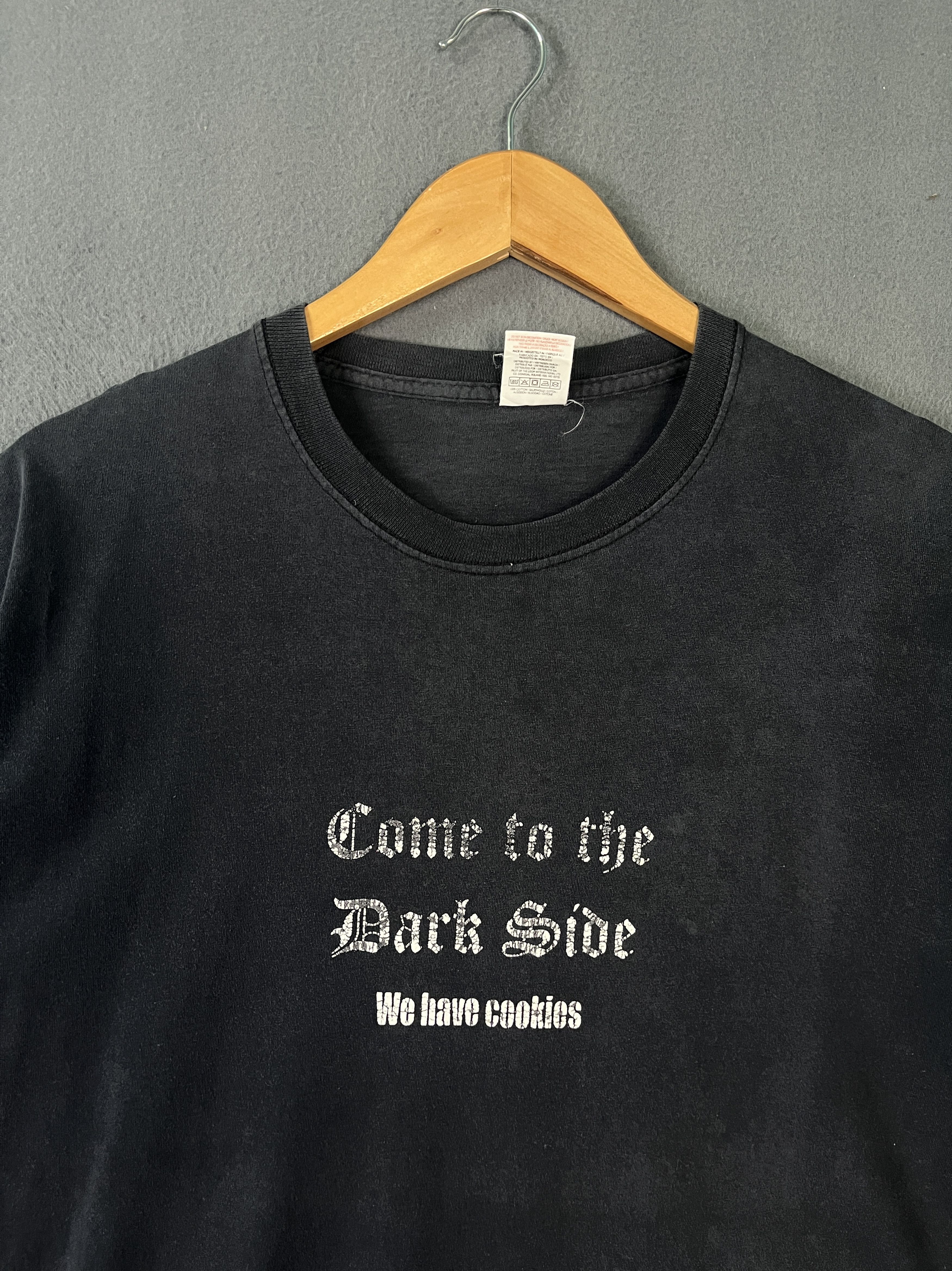 Vintage Y2K Come The Dark Side We Have Cookies Star Wars Size US L / EU 52-54 / 3 - 3 Thumbnail