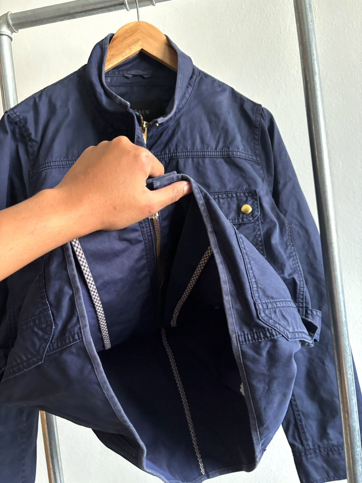 J.Crew Vintage J.CREW Jacket Navy Size US S / EU 44-46 / 1 - 5 Thumbnail