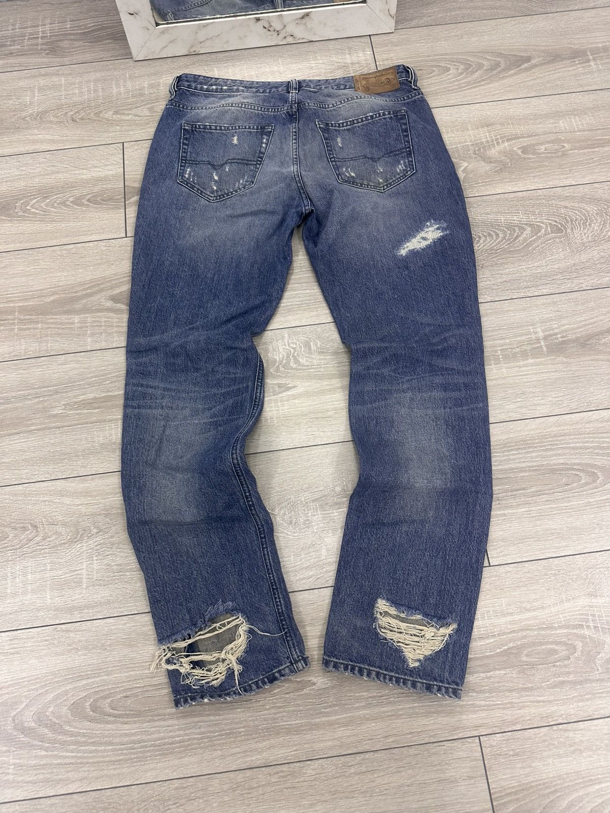 Diesel Diesel Vintage Distressed Y2K Jeans Made in Italy Size US 29 - 4 Thumbnail