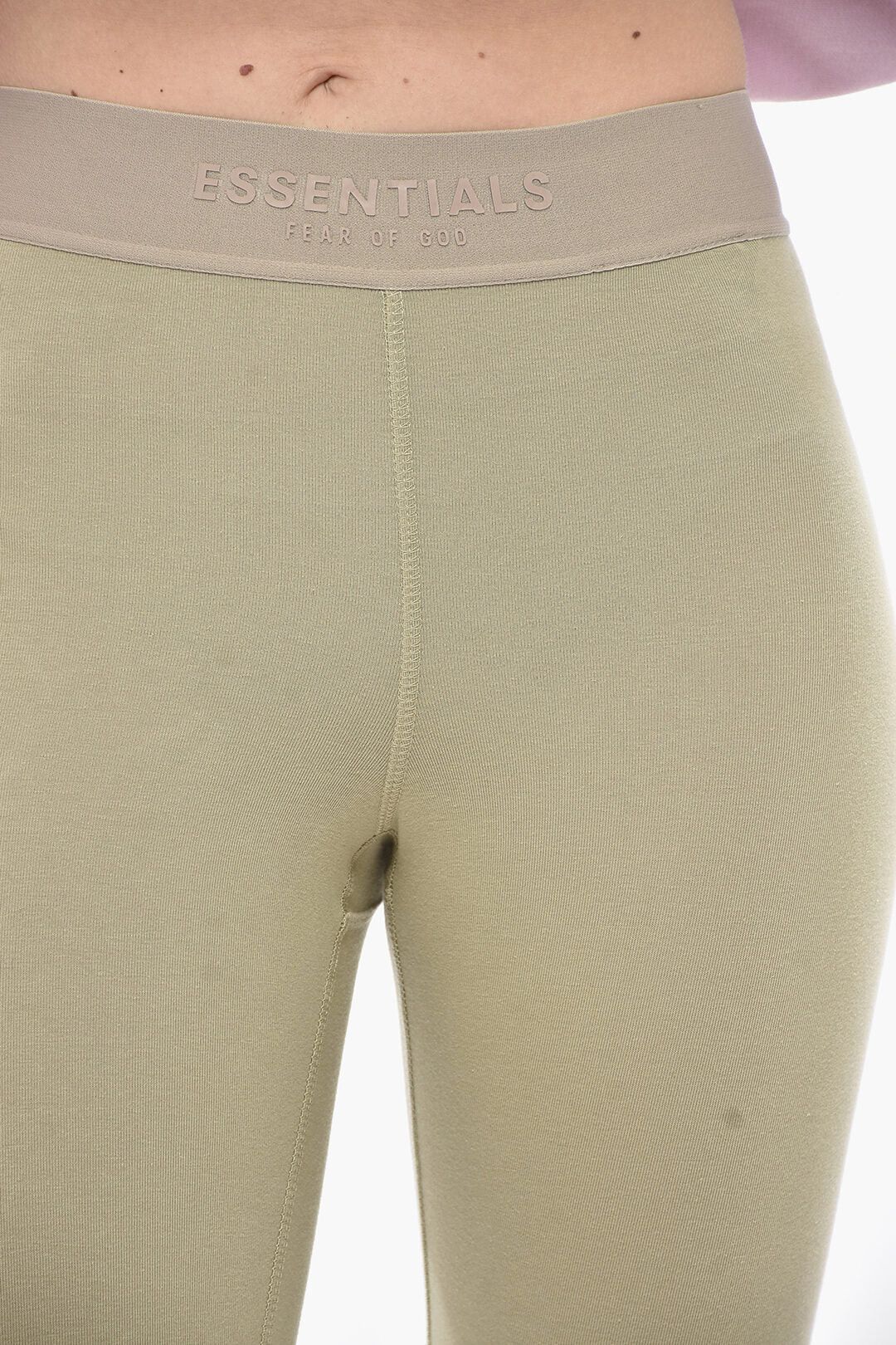 Fear of God og1mm0326 Cotton Leggings in Green Size 30" / US 8 / IT 44 - 3 Thumbnail
