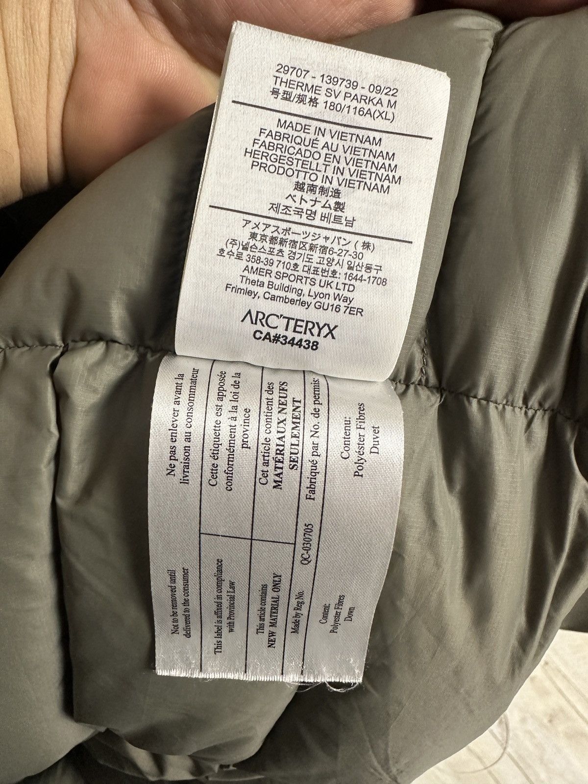 Arc'teryx ARC’TERYX GORE-TEX THERME SV PARKA GRAY Size US XL / EU 56 / 4 - 4 Thumbnail