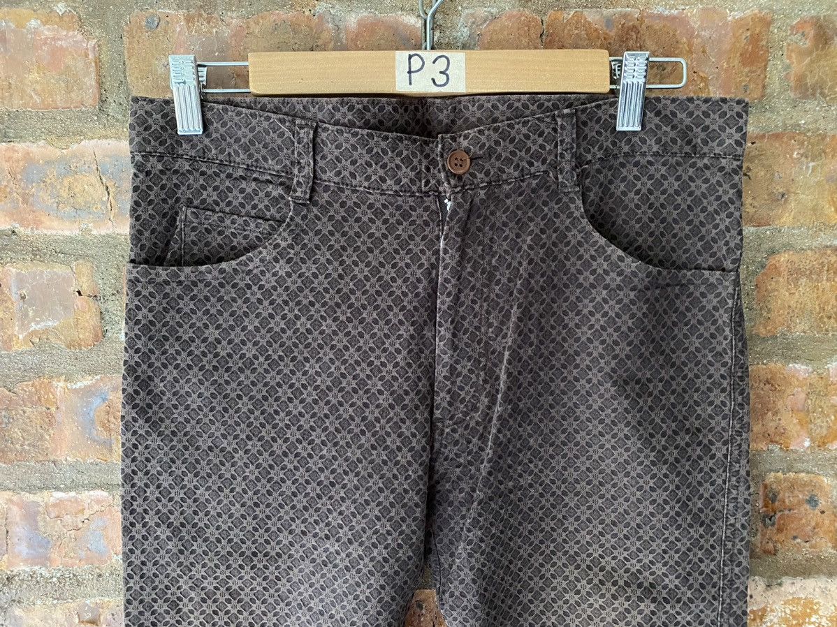 Katharine Hamnett London 2000s Hamnet Flare Texture Pants Size US 31 - 3 Thumbnail