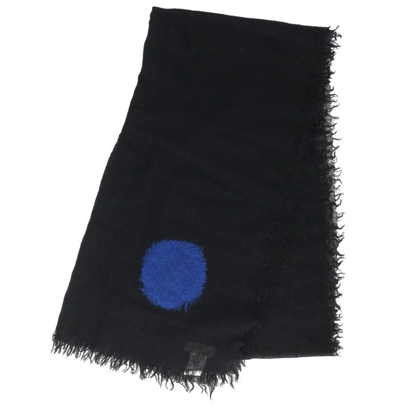 Yohji Yamamoto Yohji Yamamoto Large Dot Embroidered Wool Stole Size ONE SIZE - 2 Thumbnail