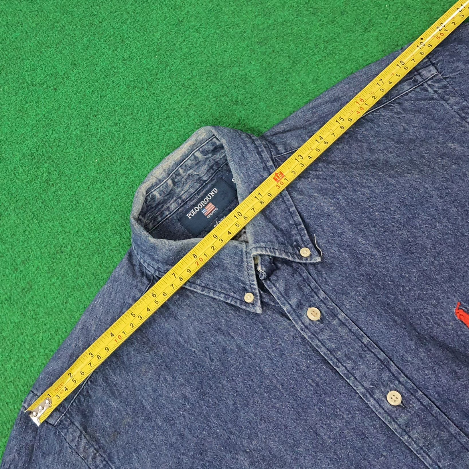Polo Ralph Lauren Vintage Polo ground Sport Button Up Shirt C259N73 Size US M / EU 48-50 / 2 - 8 Thumbnail