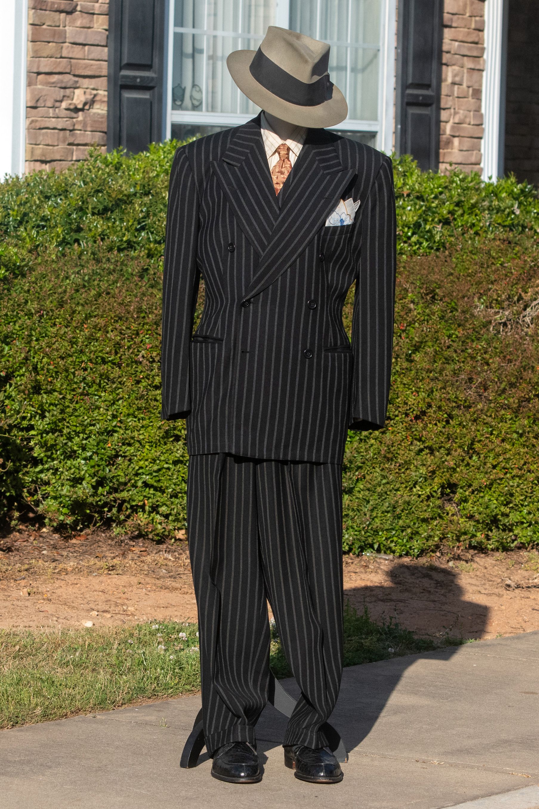 Other 1930s Society Brand Chicago Chalk Stripe DB Suit Size 40S - 1 Thumbnail