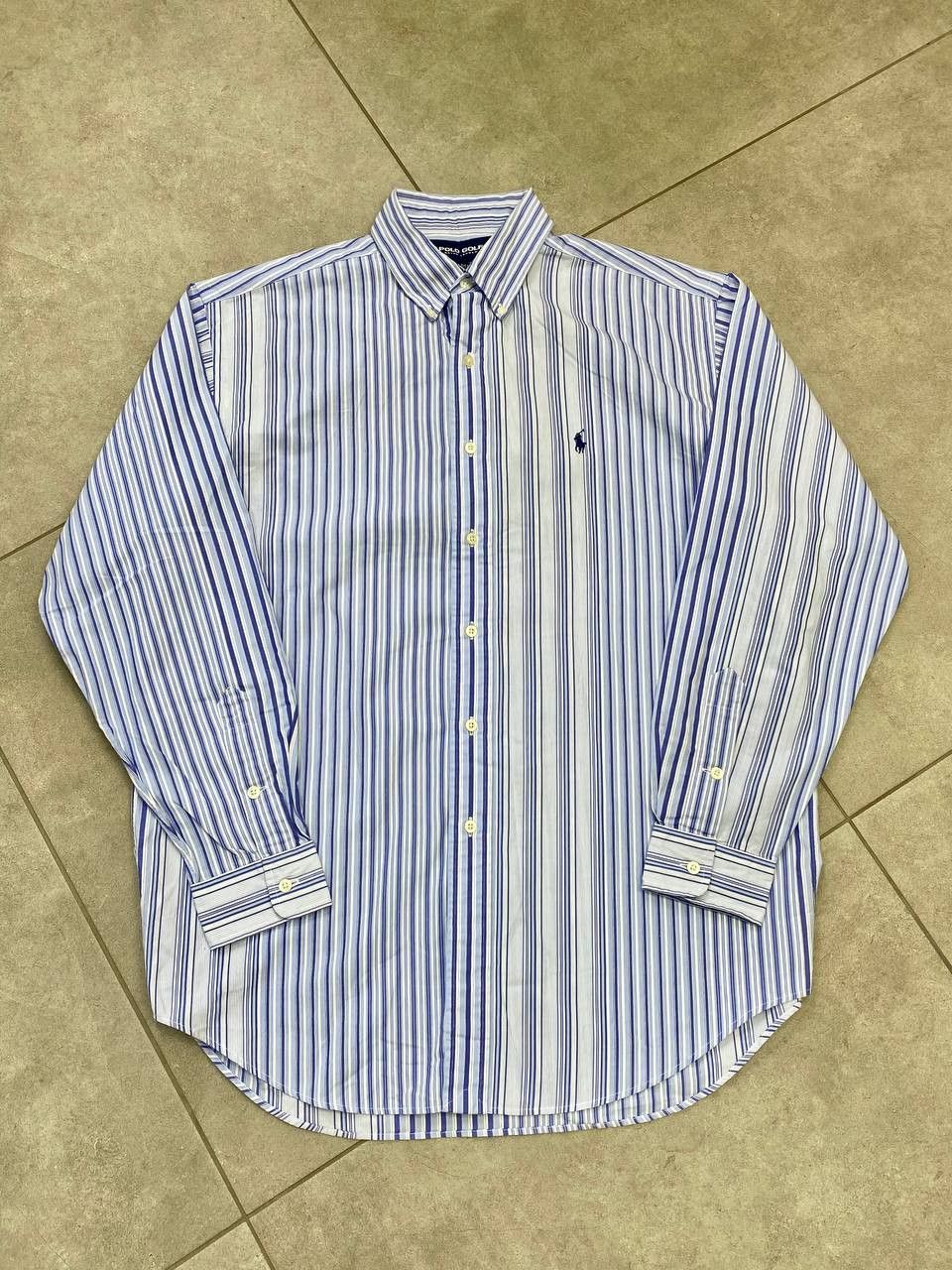 Polo Ralph Lauren Vintage Polo Golf Ralph Lauren Striped Small Logo Shirt Size US M / EU 48-50 / 2 - 1 Thumbnail