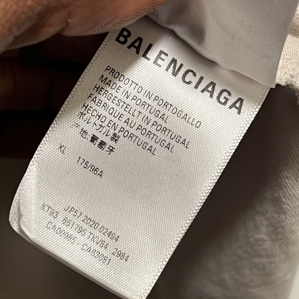Balenciaga Balenciaga Paris Fashion Week Oversized T-Shirt Cement Grey Size US XL / EU 56 / 4 - 6 Thumbnail