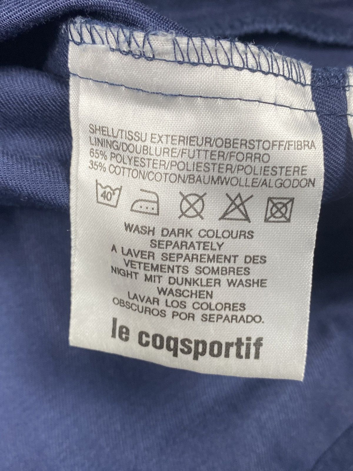 Le Coq Sportif Le Coq Sportif Manchester City MCFC Half Zip Jacket Vintage Size US L / EU 52-54 / 3 - 18 Thumbnail
