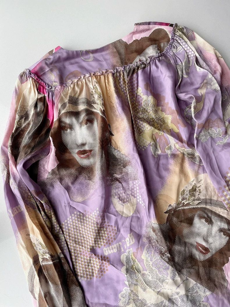 John Galliano John Galliano Vintage Girl Silk Shirt 2504-Nextarrow Size XS / US 0-2 / IT 36-38 - 6 Thumbnail