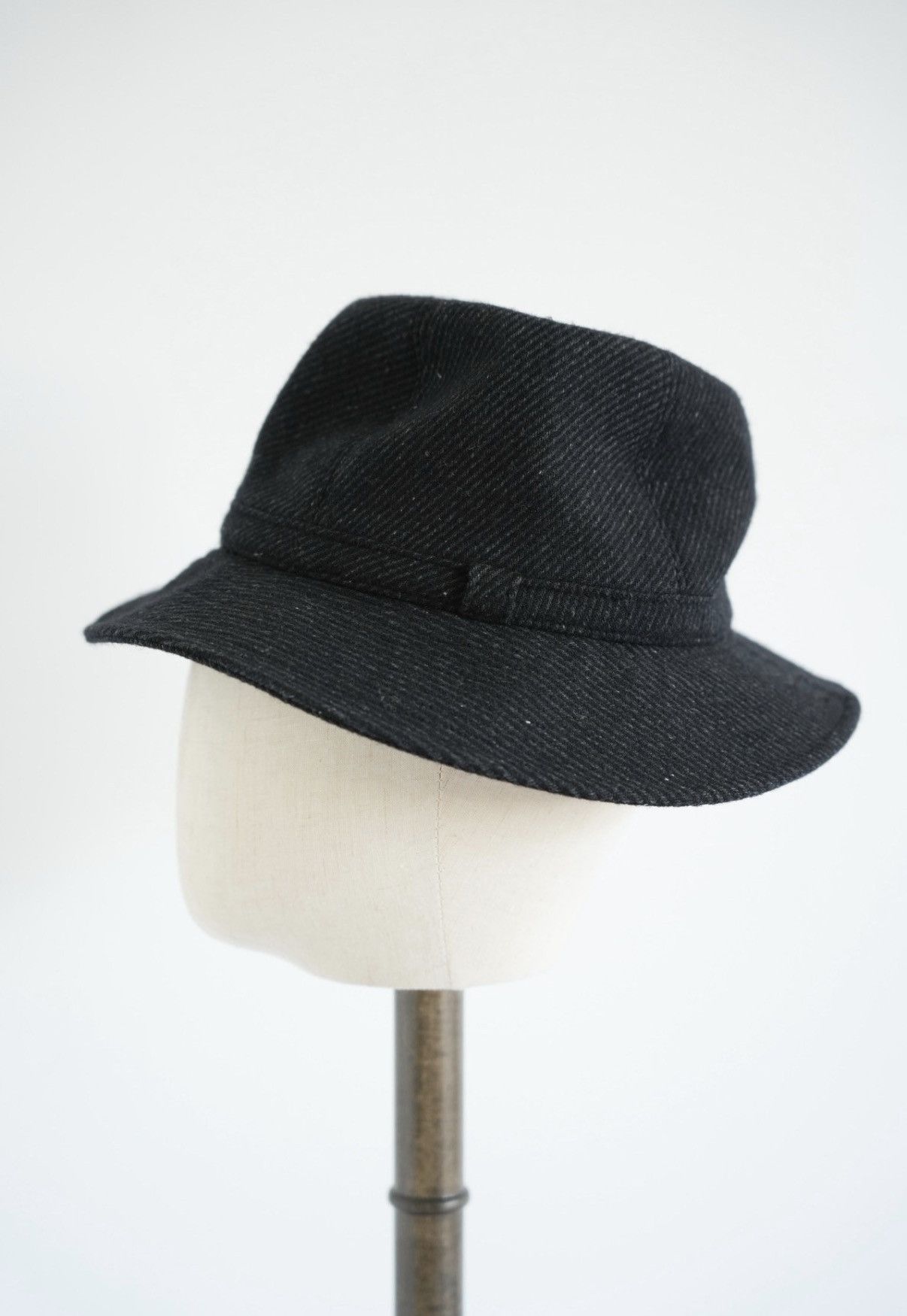 Yohji Yamamoto Yohji Yamamoto 15aw Wool Tweed Fedora Size ONE SIZE - 3 Thumbnail