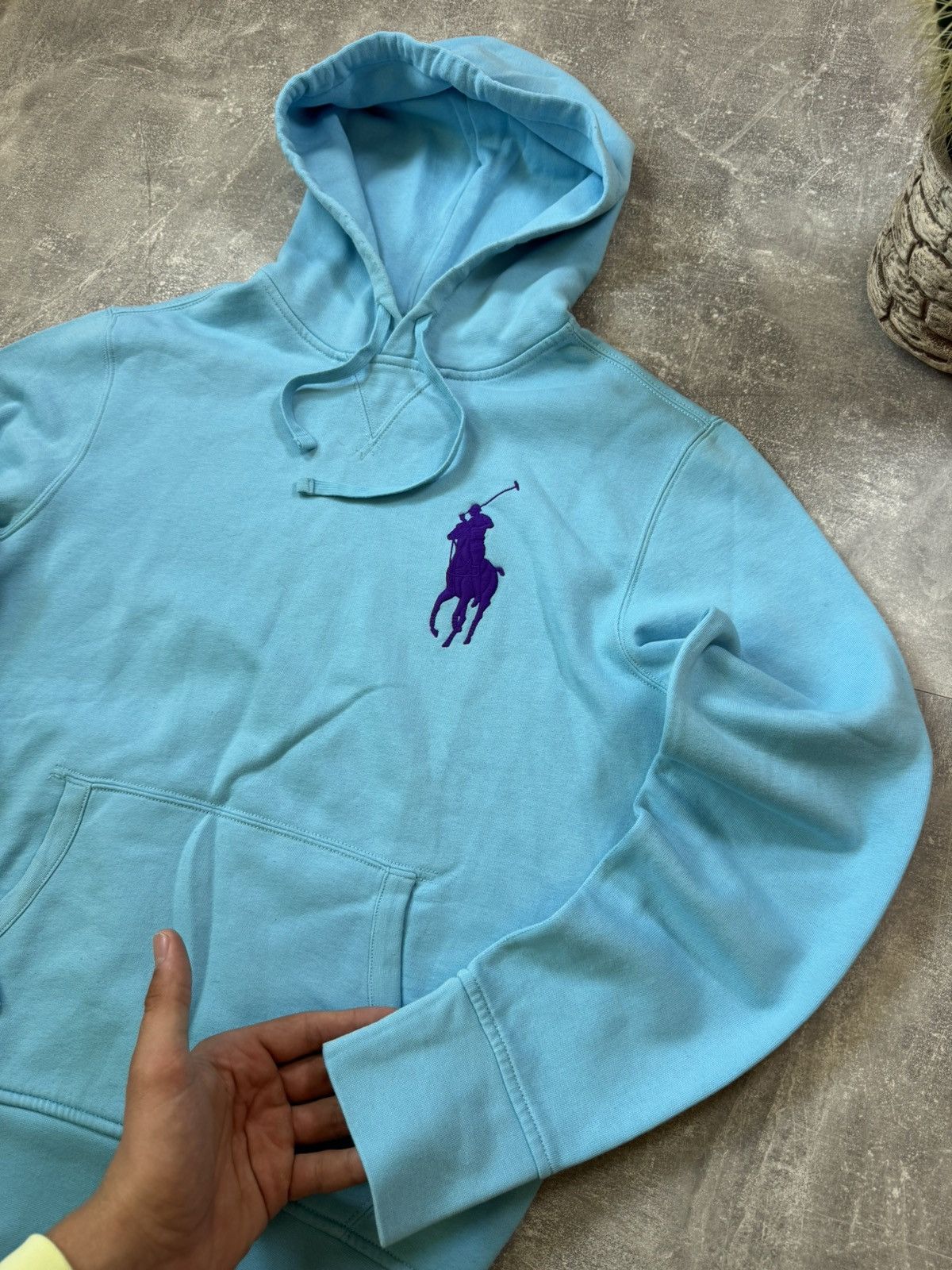Vintage POLO RALPH LAUREN VINTAGE HOODIE #3 BIG PONY Size US S / EU 44-46 / 1 - 7 Thumbnail