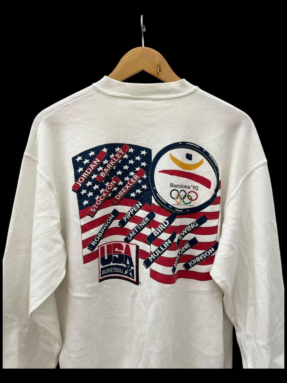 NBA Vintage USA Dream Team Olympic Champions Sweatshirt Size US L / EU 52-54 / 3 - 4 Thumbnail