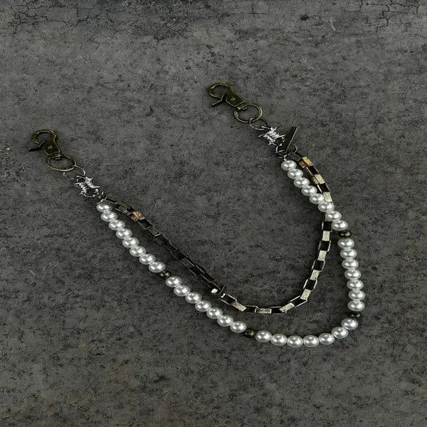 Other Double Layer Pearl & Gold Wallet Chain Size ONE SIZE - 4 Thumbnail