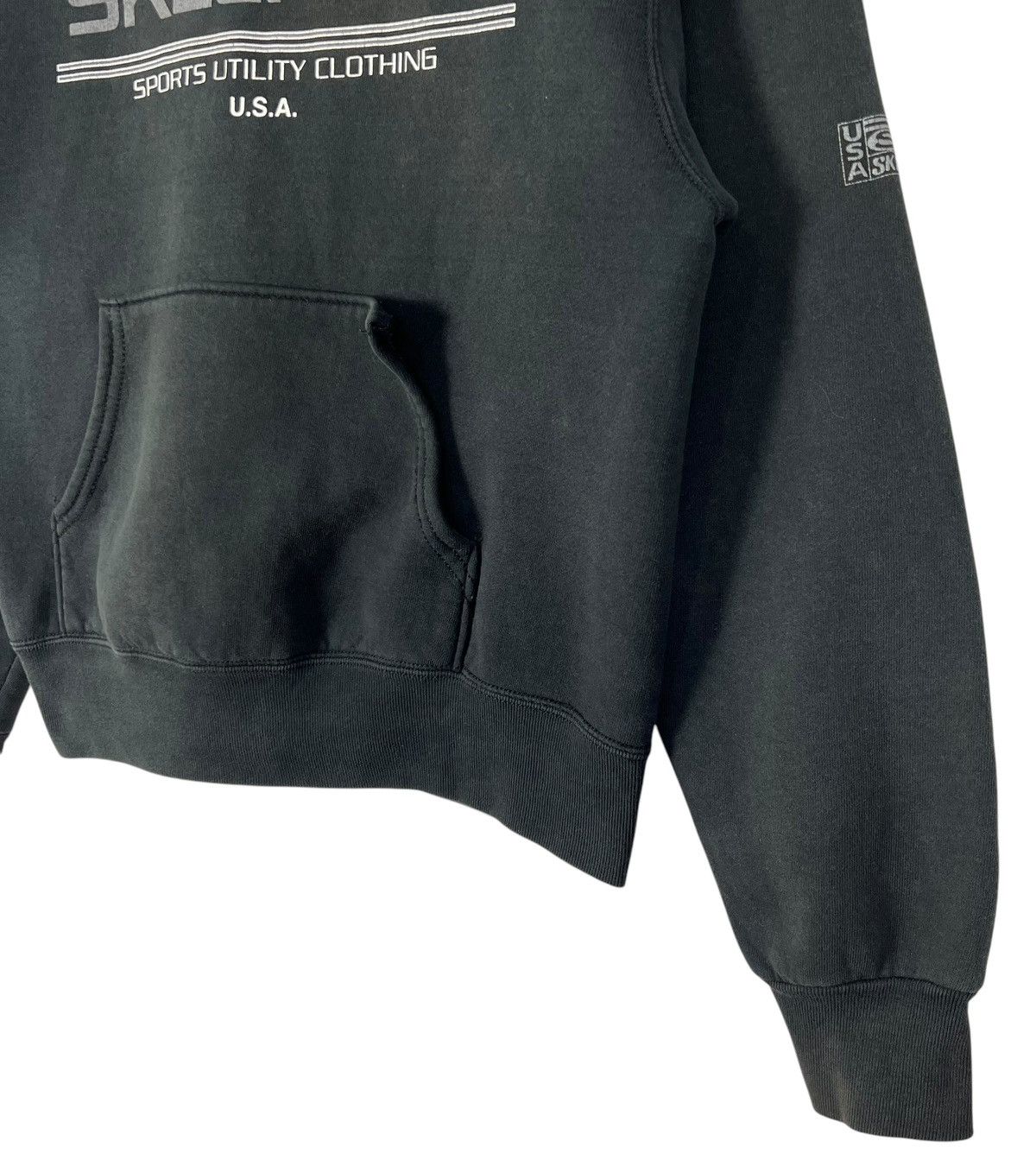 SKECHERS × Vintage 90s Vintage Skechers Distressed Hoodie Size US M / EU 48-50 / 2 - 5 Thumbnail