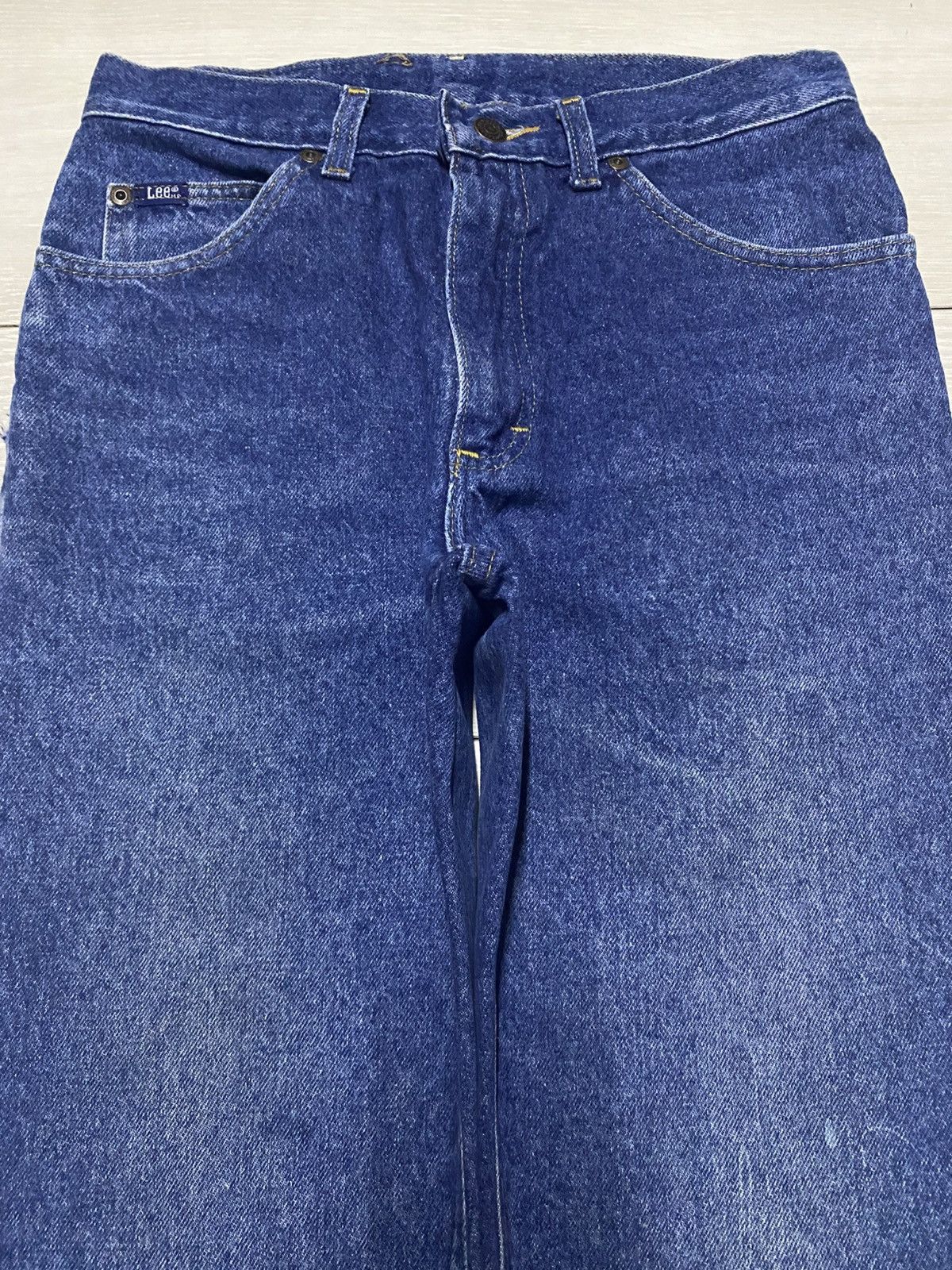 Lee Vintage lee 1889 Blue Wash Frayer Loose Jeans Size US 28 / EU 44 - 3 Thumbnail