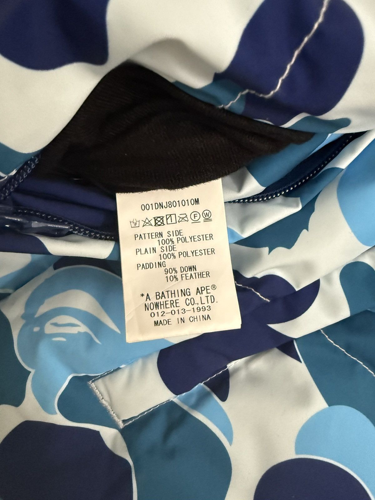 Bape Bape ABC blue camo reversible Vest Size US M / EU 48-50 / 2 - 9 Thumbnail