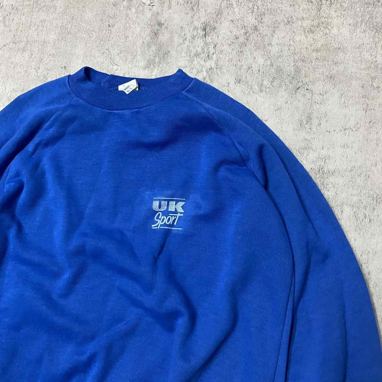 Other Blue vintage UK Sport sweatshirt sportswear Size US L / EU 52-54 / 3 - 2 Thumbnail