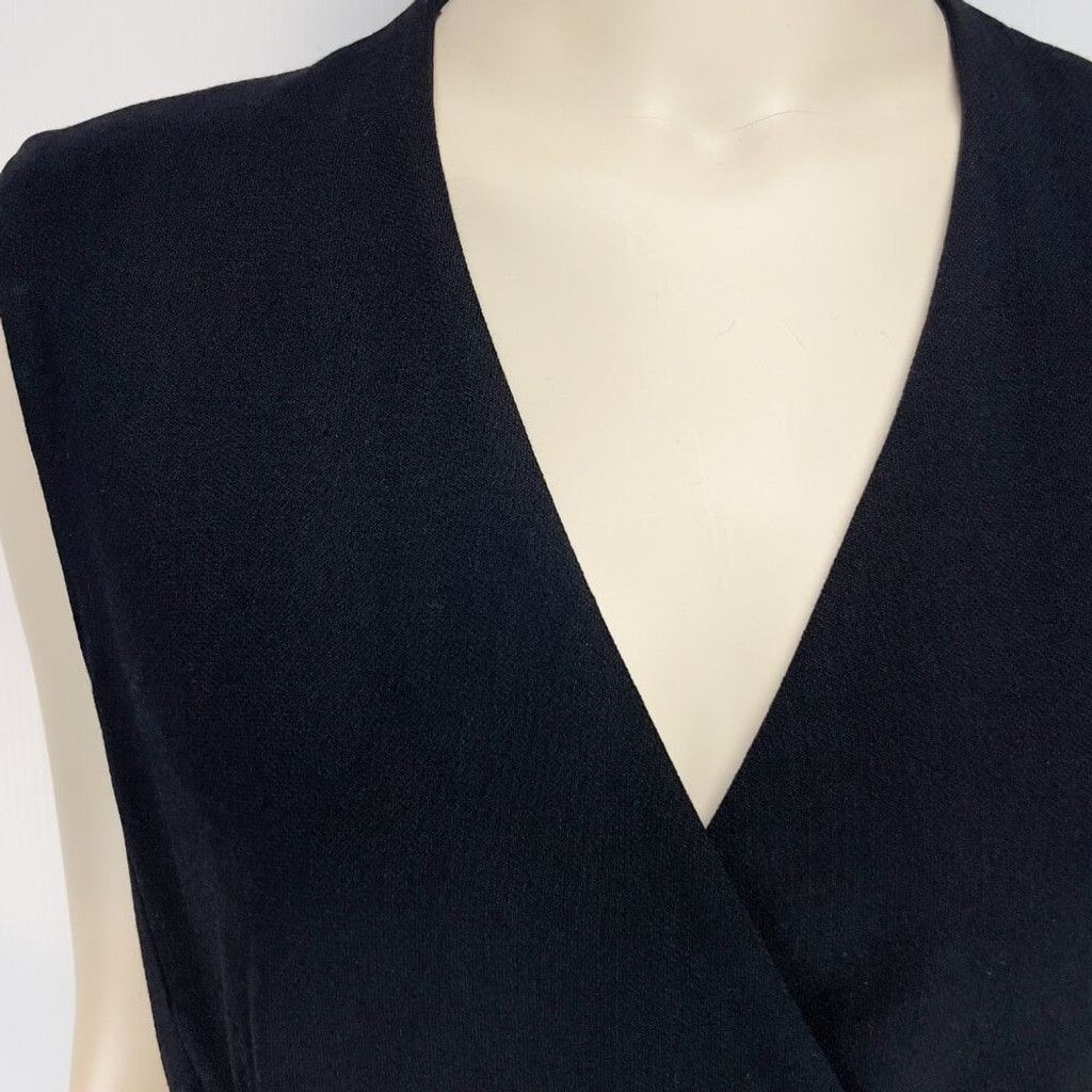 Other LIDA BADAY 100% Wool Adjustable Wrap Office Black Dress sz M Size M / US 6-8 / IT 42-44 - 8 Thumbnail